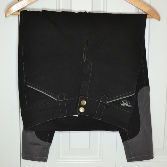 Piper Front Zip Knee Patch Breeches - Picture 2 of 5